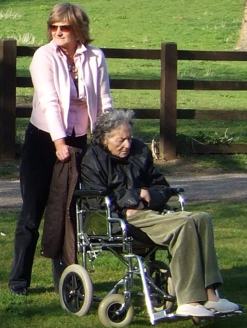 Caroline and mum Elizabeth