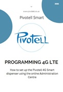 Programming (4G) LTE-M on the Administration Centre: